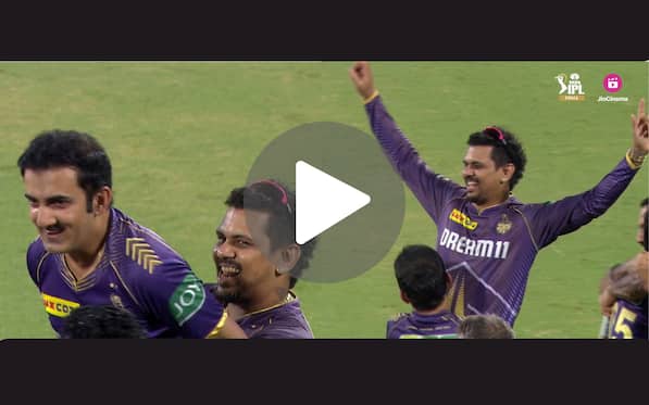 [Watch] Smiling Gautam Gambhir, Sunil Narine 'Lift Each Other' After KKR's Historic IPL 2024 Win